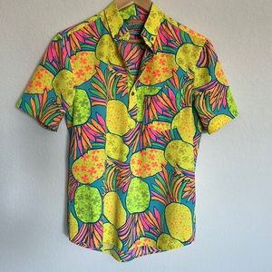 Chubbies neon pop-over polo